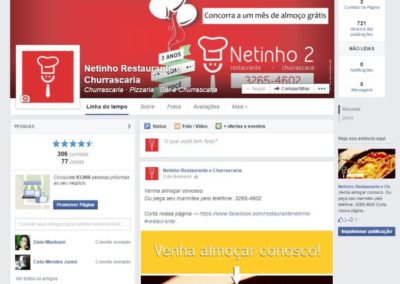 Facebook marketing – Restaurante Netinho 2