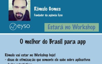 Rômulo Gomes fundador da Agência Eyso estará no Workshop sobre marketing digital