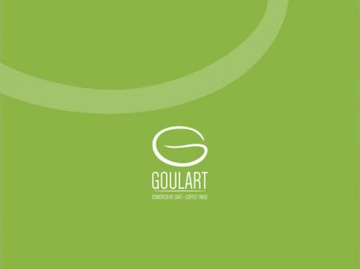 Criação de logotipo e identidade visual empresa Goulart Comércio de Café