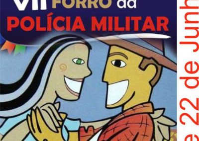 Administração de redes sociais – sul de minas – VII Forró da Polícia Militar – Três Pontas