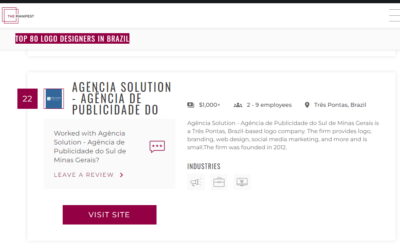 Quer Logomarcas Criativas Estamos no Top 80 Brasil Criação de Logotipos