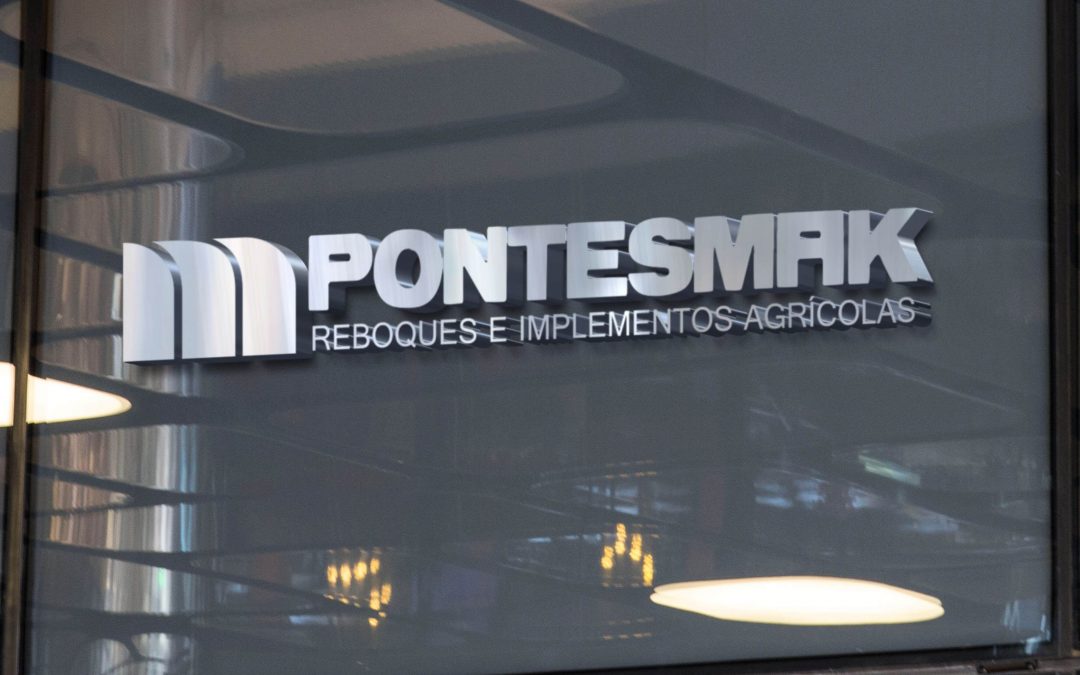 PontesMak – logotipo oficina mecânica / indústria automobilística