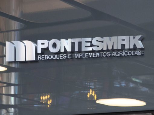 PontesMak – logotipo oficina mecânica / indústria automobilística