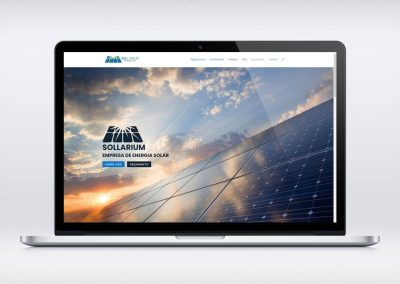 Criação do site Sollarium Energia Solar